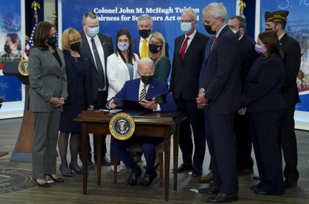 President Biden Signs Protecting Moms and Veteran Health Heroes Acts, Washington, District of Columbia, United States - 30 Nov 2021