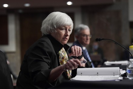 Sec Yellen hold a hearing about CARES Act oversight in Washington, US - 30 Nov 2021
