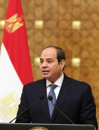 Spanish Prime Minister Pedro Sanchez visit, Cairo, Egypt - 01 Dec 2021