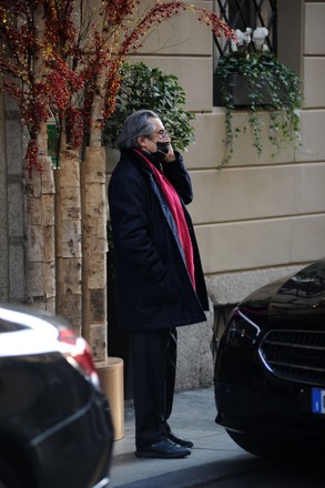 Taylor Mega arrives in the center to go shopping at Versace, Milan, Italy - 02 Dec 2021