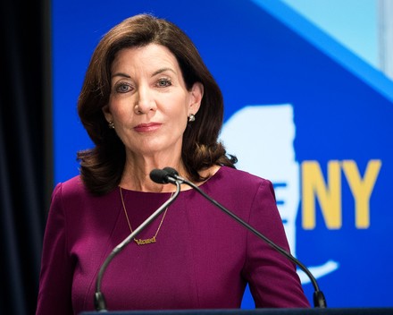 GOVERNOR KATHY HOCHUL UPDATED NEW YORKERS Editorial Stock Photo - Stock ...