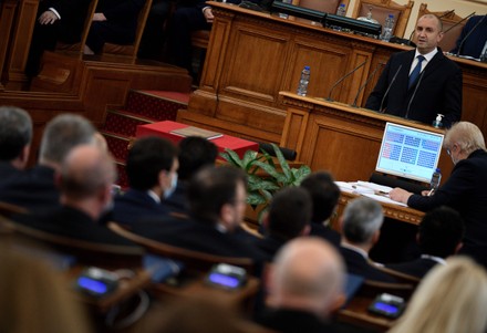 The opening of the new Bulgarian Parliament, Sofia, Bulgaria - 03 Dec 2021