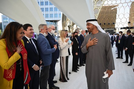 Macron and Crown Prince meet, Abu Dhabi, United Arab Emirates - 03 Dec 2021