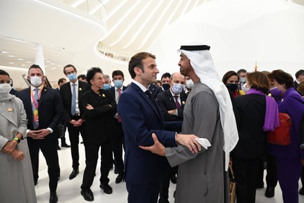 Macron and Crown Prince meet, Abu Dhabi, United Arab Emirates - 03 Dec 2021