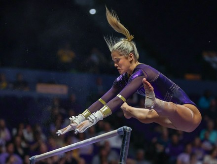 Lsu Womens Gymnast Olivia Dunne Performs Editorial Stock Photo - Stock ...