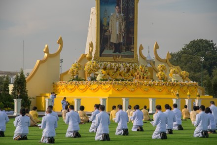 Ceremony in remembrance of the birthday of the late Thai King in Bangkok, Thailand - 05 Dec 2021