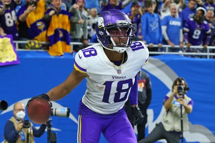 DETROIT, MI - DECEMBER 5: Minnesota Vikings WR (18) Justin