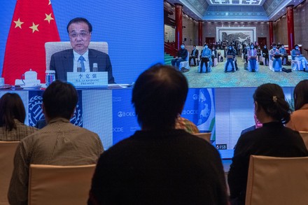 The Sixth '1+6' Round Table Dialogue, Beijing, China - 06 Dec 2021