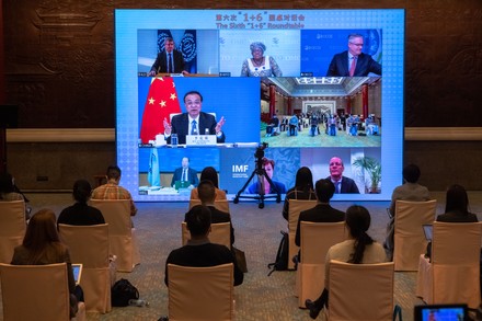 The Sixth '1+6' Round Table Dialogue, Beijing, China - 06 Dec 2021