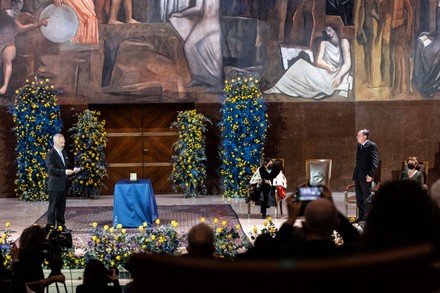 Award ceremony of the medal and the Nobel Prize 2021 diploma to professor Giorgio Parisi, Aula Magna University La Sapienza, Rome, Italy - 06 Dec 2021
