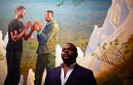 Kehinde Wiley exhibition in the National Gallery in London, United Kingdom - 08 Dec 2021