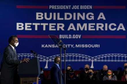 Congressman Emanuel Cleaver Speaks at an Infurstructre Rally for President Joe Biden, Kansas City, Missouri, United States - 08 Dec 2021