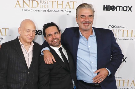 Evan Handler, Mario Cantone and Chris Noth