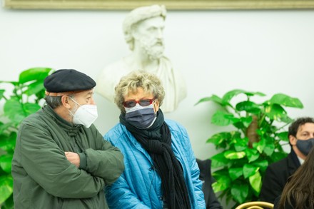 Lina Wertmuller funerary home in Rome, Italy - 10 Dec 2021