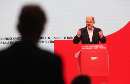 German Federal Chancellor Olaf Scholz Speaks Editorial Stock Photo ...