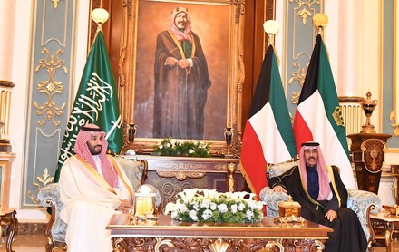 Kuwait Hawalli Governorate Saudi Crown Prince Visit - 10 Dec 2021