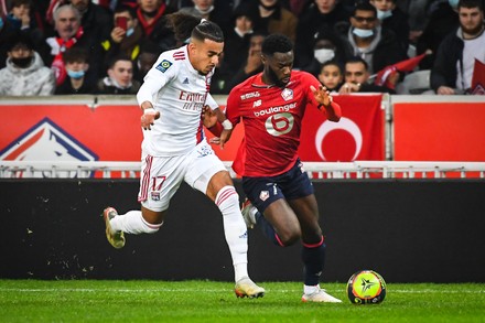 French Football Ligue 1 Match LOSC Lille Vs Olympique Lyonnais (Lyon ...