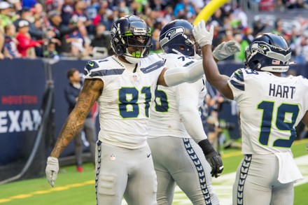 HOUSTON, TX - DECEMBER 12: Seattle Seahawks DE Darrell Taylor