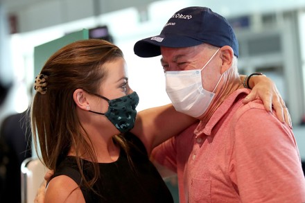 Rebecca Underhill Hugs Her Father Paul Editorial Stock Photo - Stock ...