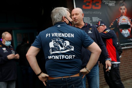 Max Verstappen fans after win in the decisive race in Abu Dhabi to become Formula 1 world champion for the first time, Monfort and Zandvoort, Netherlands  - 12 Dec 2021