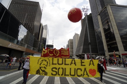 Supporters Of Former President Luis Inacio Lula Da Silva, Sao Paulo, Brazil - 12 Dec 2021