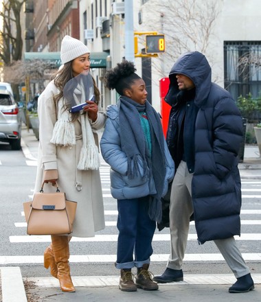'Something from Tiffany's' on set filming, New York, USA - 13 Dec 2021