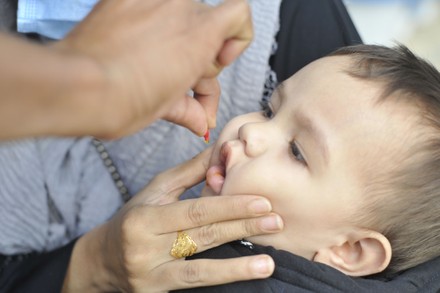 Infant Receives Vitamin Capsule Meriestops Center Editorial Stock Photo Stock Image Shutterstock