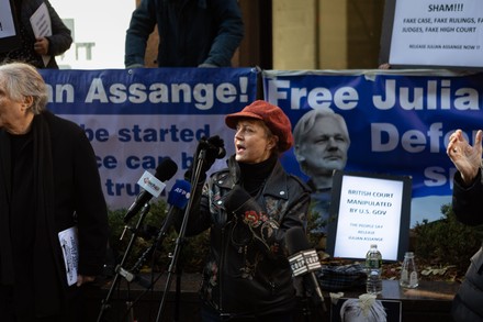 Activists Rally to Halt Julian Assange's Extradition to U.S., New York, United States - 13 Dec 2021