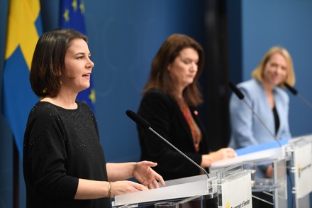 German Foreign Minister Annalena Baerbock Swedish Editorial Stock Photo ...