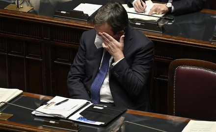 Italian PM Mario Draghi reports to the Lower House, Rome, Italy - 15 Dec 2021
