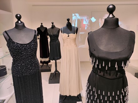 Gattinoni fashion house displays legendary collection of dresses in Kyiv, Ukraine - 14 Dec 2021