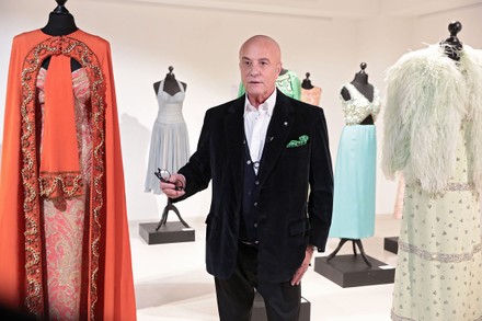 Gattinoni fashion house displays legendary collection of dresses in Kyiv, Ukraine - 14 Dec 2021