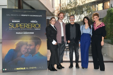 'Supereroi' film photocall, Rome, Italy - 16 Dec 2021