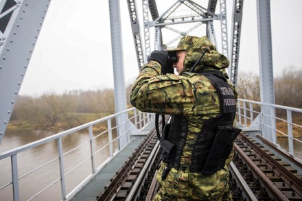 Border Guard Patrols Polishbelarusian Border Crossing Editorial Stock ...