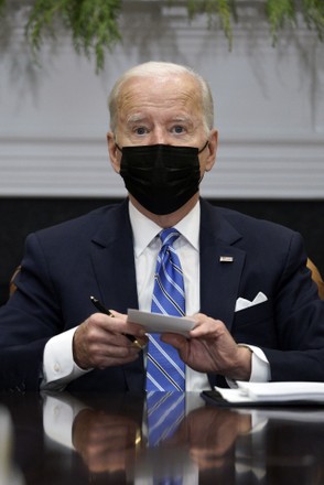 Biden Talks with Covid Team at the White House, Washington, District of Columbia, United States - 16 Dec 2021
