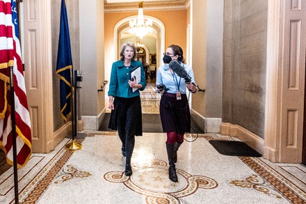 Senators at the Capitol in Washington, US - 16 Dec 2021