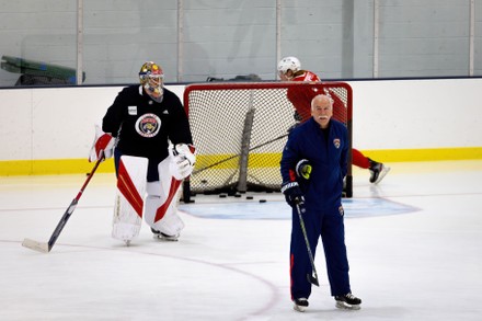 Florida Panthers morning practice session in Coral Springs, US - 03 Oct 2021