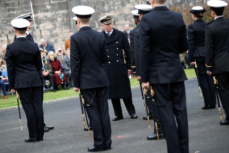 Prince Charles attends Lord High Admiral's Parade, Britannia Royal Naval College, Dartmouth, UK - 16 Dec 2021
