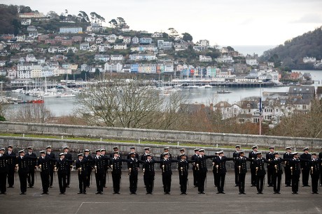 Prince Charles attends Lord High Admiral's Parade, Britannia Royal Naval College, Dartmouth, UK - 16 Dec 2021
