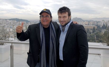Albano Carrisi and Yannis Ploutarhos Press Conference, Athens, Greece - 13 Dec 2010
