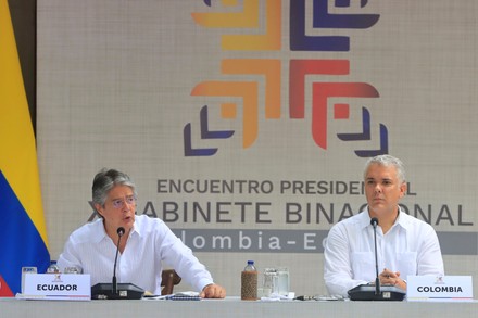 Presidential Meeting, X Binational Cabinet Colombia - Ecuador, Cartagena - 17 Dec 2021