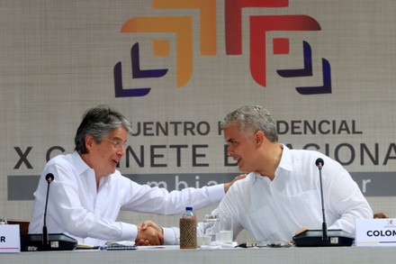 Presidential Meeting, X Binational Cabinet Colombia - Ecuador, Cartagena - 17 Dec 2021