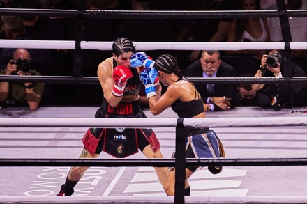 Amanda Serrano vs Miriam Gutierrez in a boxing match, Amalie Arena, Tampa, Florida, USA - 18 Dec 2021