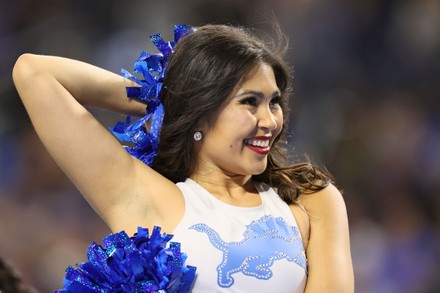 Detroit Cheerleaders Perform After First Quarter Editorial Stock Photo -  Stock Image