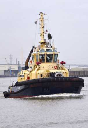 Tug Svitzer Adira Celebrating Season Good Editorial Stock Photo - Stock ...