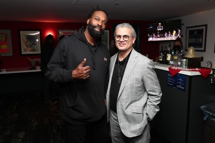 OxeFit Lounge Launch with Magic Johnson, Inside, CryptoCurrency Arena, Los Angeles, California, USA - 21 Dec 2021