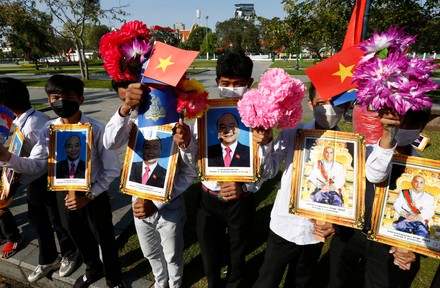 Vietnamese President Nguyen Xuan Phuc visits Cambodia, Phnom Penh - 21 Dec 2021