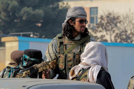 Taliban Patrol During Protest By Afghans Editorial Stock Photo - Stock ...