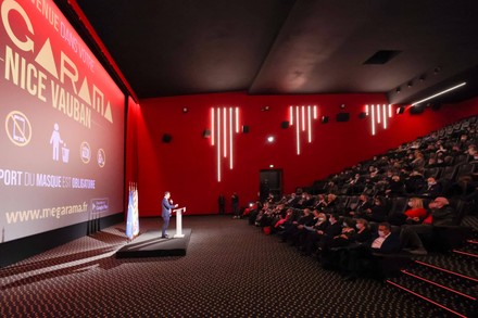 Inauguration of the Cinema 'Megarama', Nice, France - 10 Dec 2021