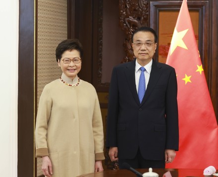 China Beijing Li Keqiang Carrie Lam Meeting - 22 Dec 2021